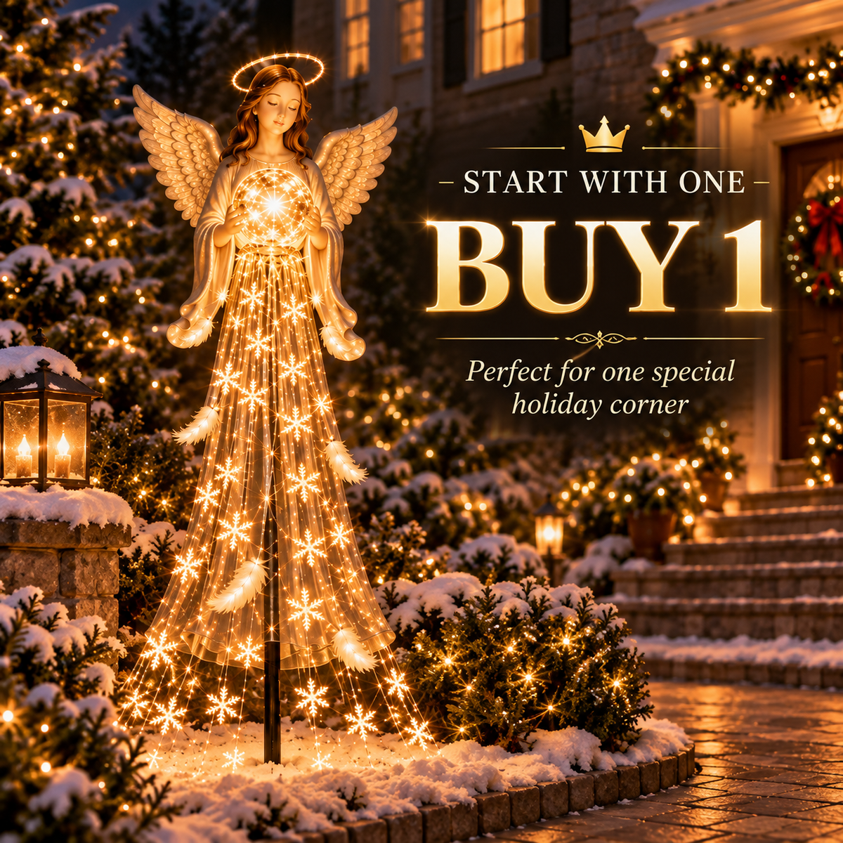 👼✨ ✨Up to 67% OFF Solar Angel Blessing Fountain – Cascading Christmas Garden Light