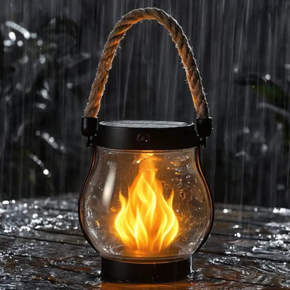 ⭐America 250th Anniversary Sale⭐ - Kaliiqo™ Flickering Flame Solar Lantern Outdoor Lights