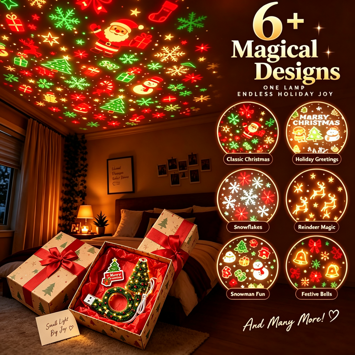 Christmas Tree Projection Light