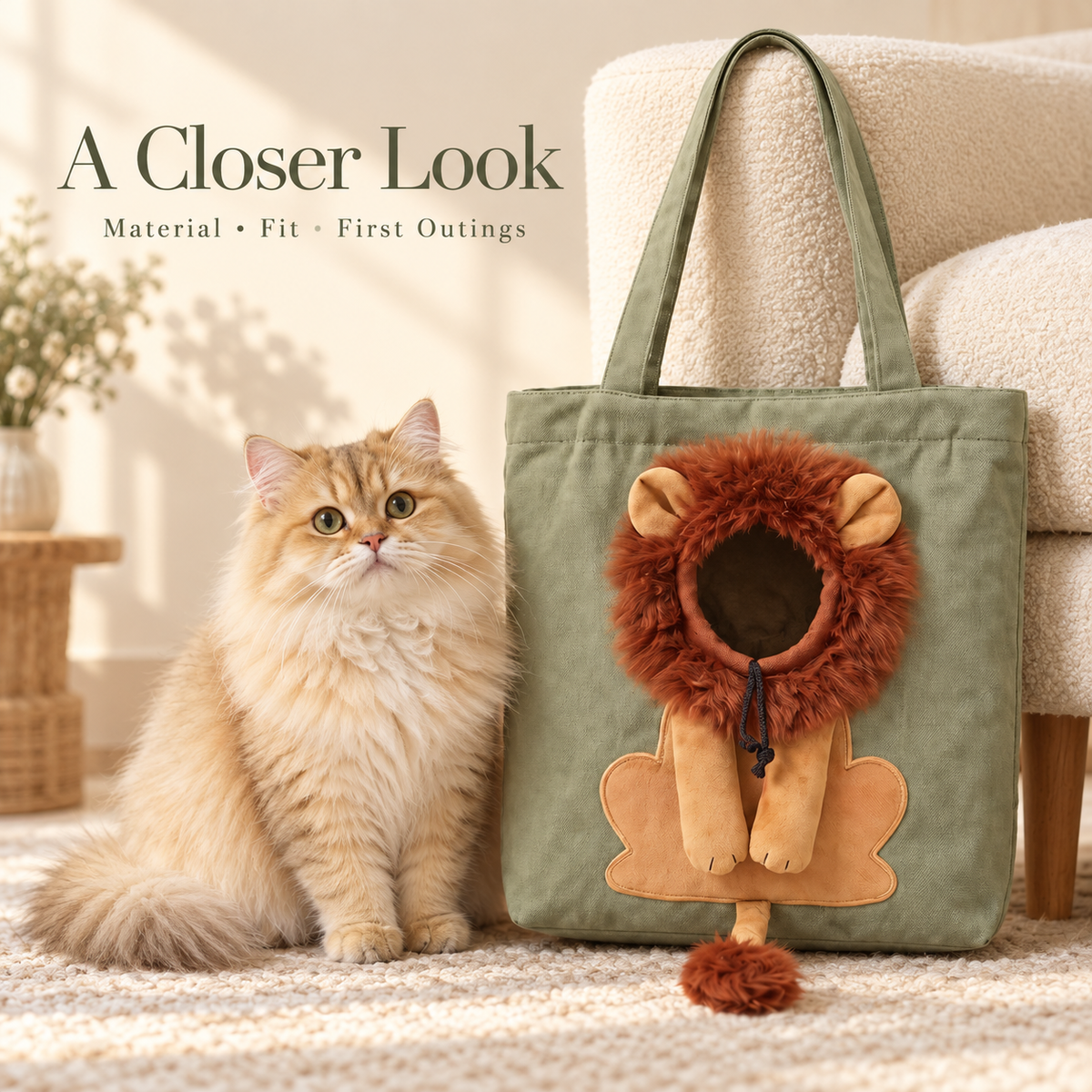 🔥Last Day 49% OFF✨—Bolso de Transporte Rey de la Selva