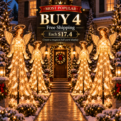 👼✨ ✨Up to 67%  OFF Solar Angel Blessing Fountain – Cascading Christmas Garden Light