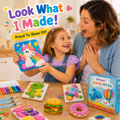🔥🔥Last Day 69% off 3D Puffy Texture Paper- Turn Simple Drawings Into Fun Puffy 3D Art🪄