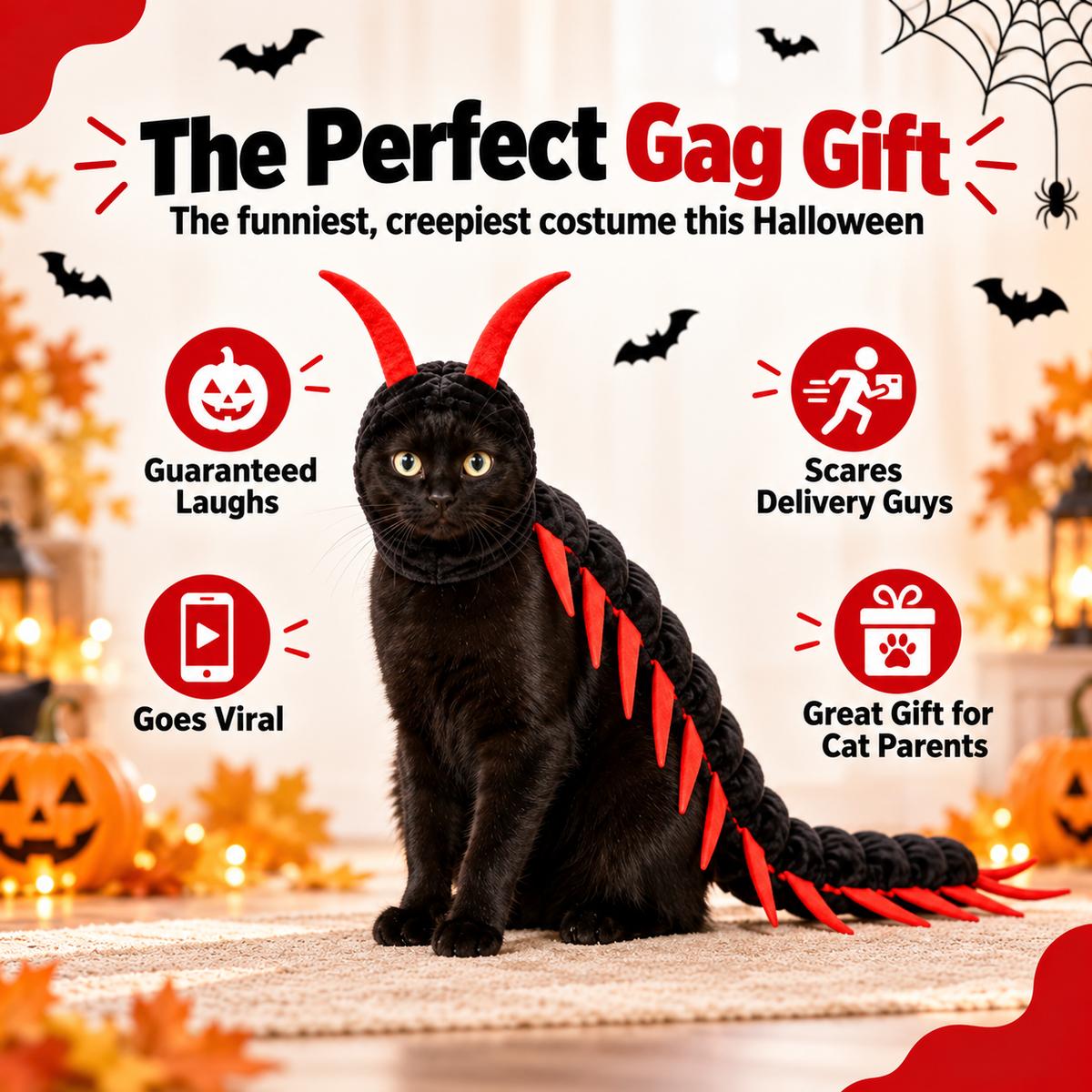 🔥🔥Buy1Get 1 Free Each$19.99🔥—Cat Centipede Costume