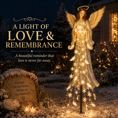 👼✨ ✨Up to 67%  OFF Solar Angel Blessing Fountain – Cascading Christmas Garden Light