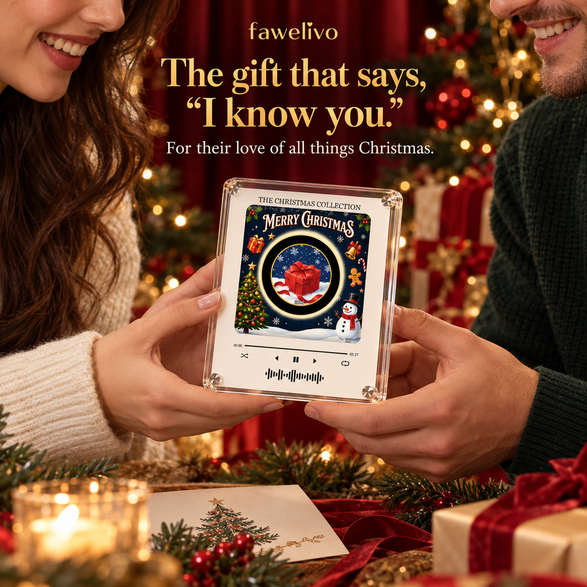 🎄 9-in-1 Christmas Vinyl Player Magnet Set – Holiday Music Collection 🎶