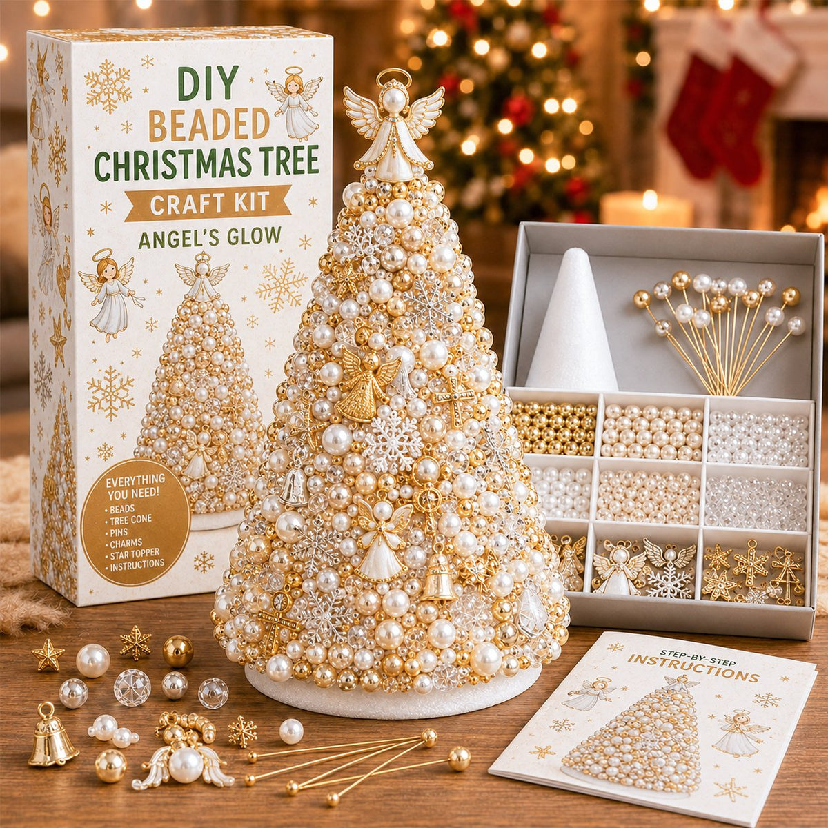 ✨ Last Day — 70% OFF ✨🎄 DIY Beaded Christmas Tree Craft Kit