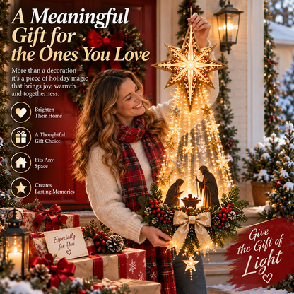 ✨ Last Day — 49% OFF ✨ 🎄✝️ Bethlehem Star Nativity Wall Light — A Beautiful Symbol of Faith