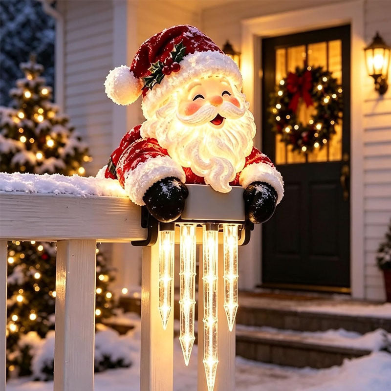 🔥 Today 49% OFF - WinterGlow Snowman Icicle Light Decor