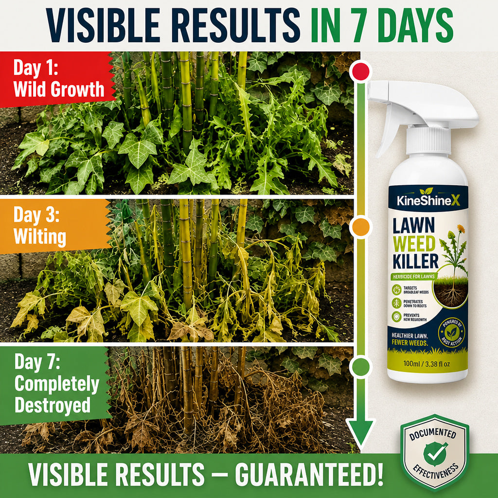 🔥 [Fall Yard Refresh] Easy & Stress-Free Domestic Weed Killer Spray | Fast-Acting Root Remover for Garden & Patio