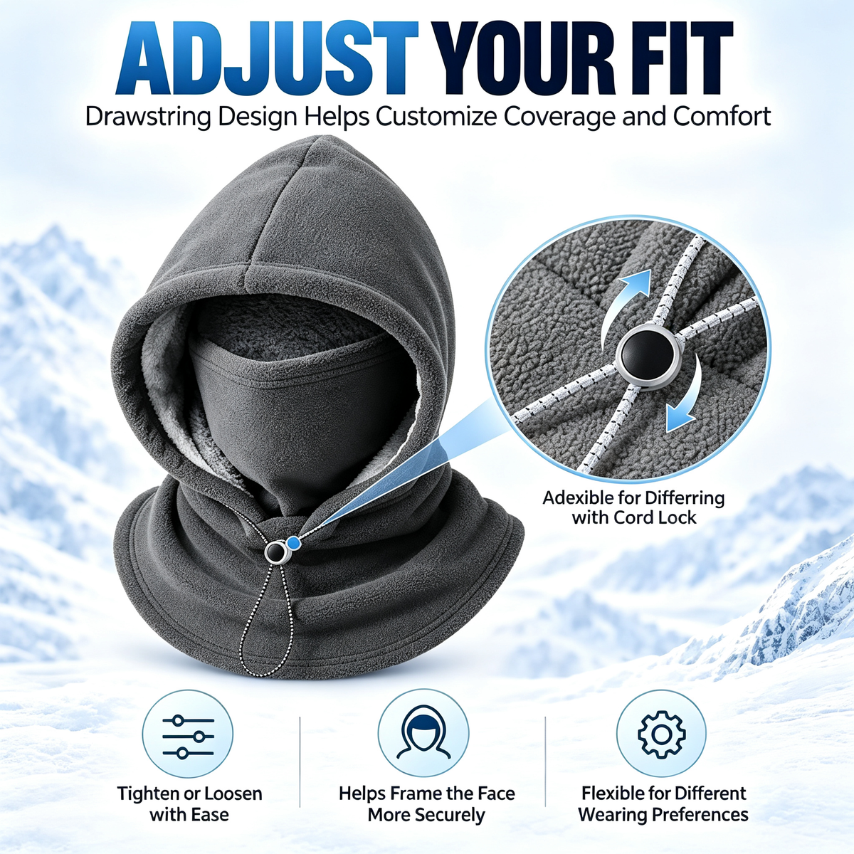 🔥❄️ Ultimate 3-in-1 Winter Balaclava – Head, Face & Neck Coverage