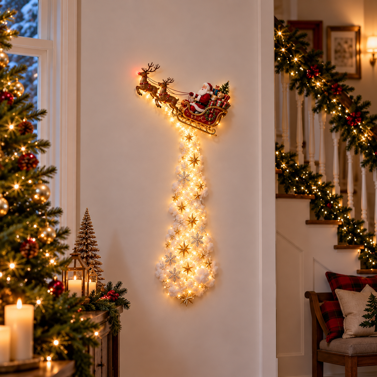 ✨Christmas Magic Trail Wall Light - A Little Christmas Magic, Right on Your Wall✨
