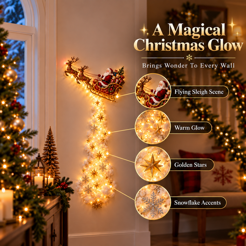 ✨Christmas Magic Trail Wall Light - A Little Christmas Magic, Right on Your Wall✨