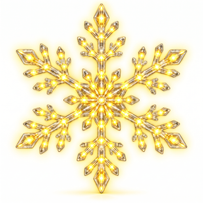LED Snowflake Wall Set