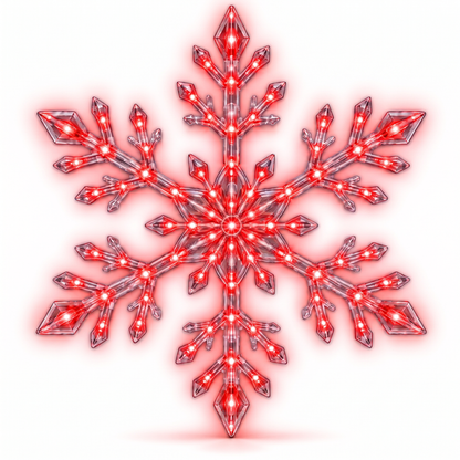 LED Snowflake Wall Set