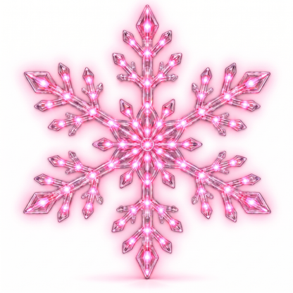 LED Snowflake Wall Set