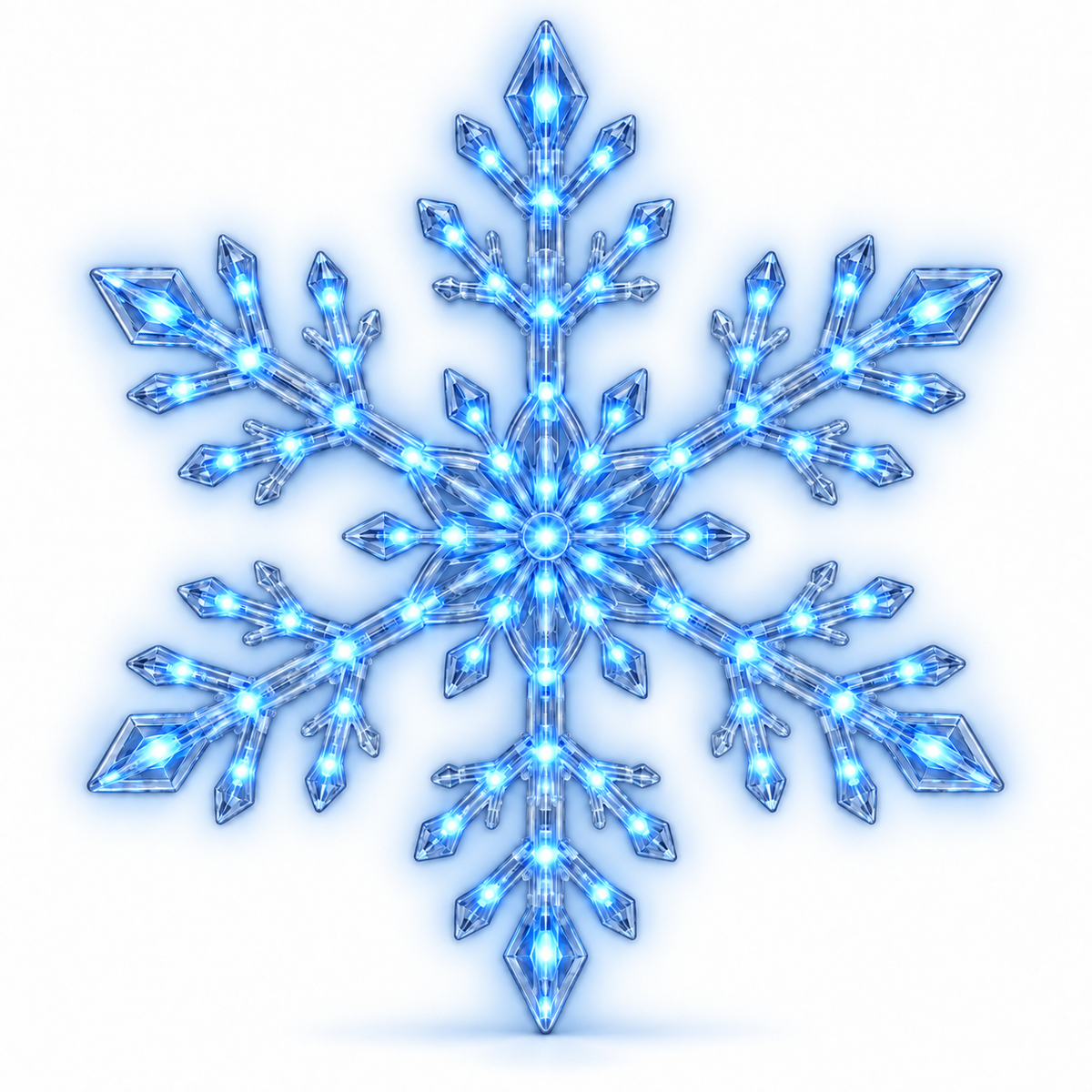 LED Snowflake Wall Set