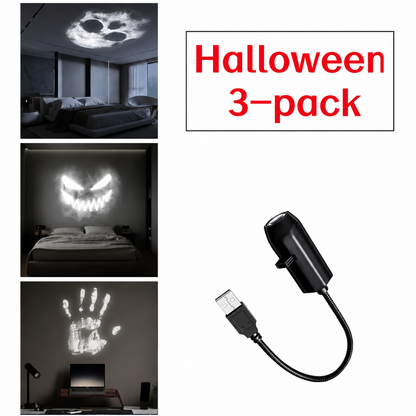 Plug-&-Play HD Christmas Projector – 6 or 10 Festive Scenes – IndsyWest